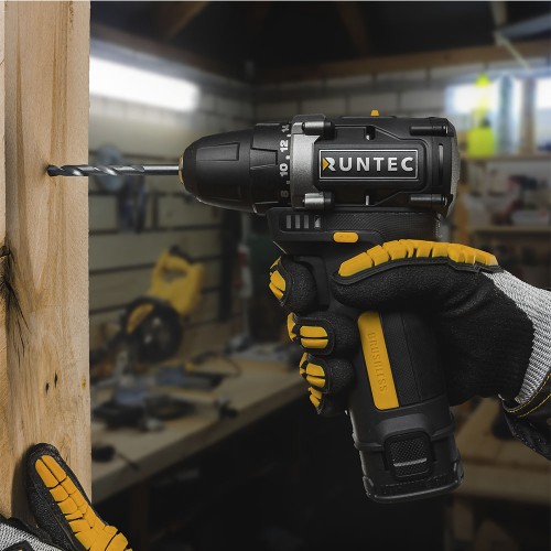 RUNTEC RT-ID122 Дрель-шуруповерт аккумуляторная RUNTEC PRO 10 мм,16В, 2*2Ач, 45Нм RUNTEC RT-ID122 Дрель-шуруповерт аккумуляторная RUNTEC PRO 10 мм,16В, 2*2Ач, 45Нм