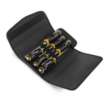 RUNTEC RT-SD3BX6 Набор усиленных отверток RUNTEC CrV со сквозным стержнем в сумке, 6 предметов