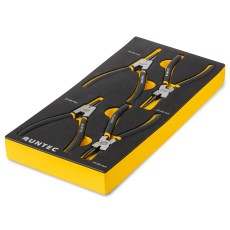 RUNTEC RT-SRP1E4F Набор съемников стопорных колец RUNTEC CrV 180 мм в ложементе EVA, 4 предмета