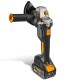 RUNTEC RT-AG900 Шлифмашина угловая аккумуляторная RUNTEC PRO 125 мм, 20В, 2*4Ач, 900Вт