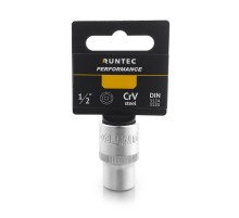 RUNTEC RT-H12S15 Головка торцевая RUNTEC CrV, 6PT, 1/2", 15 мм