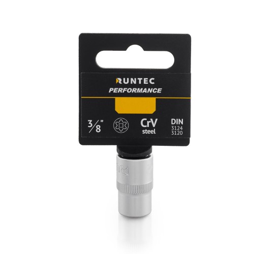 RUNTEC RT-H38SE11 Головка торцевая RUNTEC CrV, E-профиль, 3/8", E11