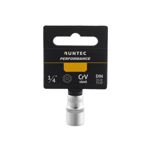 RUNTEC RT-H14S10 Головка торцевая RUNTEC CrV, 6PT, 1/4", 10 мм