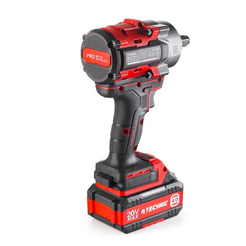 RUNTEC RT-IW1000T Гайковерт ударный аккумуляторный RUNTEC TECHNIC 1/2", 20В, 2*4Ач, 1000Нм