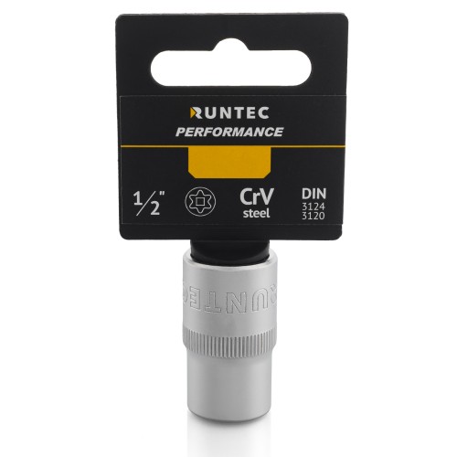 RUNTEC RT-H12SE20 Головка торцевая RUNTEC CrV, E-профиль, 1/2", E20