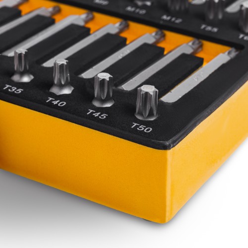 RUNTEC RT-H10B1E48F Набор бит RUNTEC S2, 10 мм TORX, SPLINE, HEX в ложементе EVA, 48 предметов