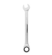 RUNTEC RT-WR24T120 Ключ комбинированный трещоточный RUNTEC CrV, 120 зубцов, 24 мм