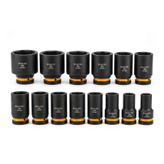 RUNTEC RT-IS3B14L Набор ударных головок глубоких RUNTEC 1", 22-60 мм, CrMo, 14 предметов