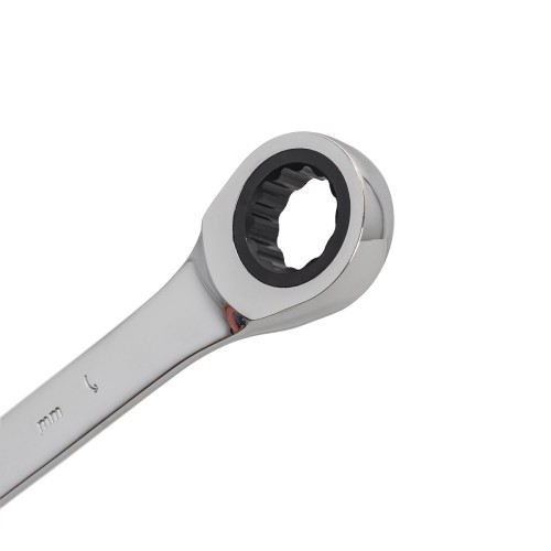 RUNTEC RT-WR22T120 Ключ комбинированный трещоточный RUNTEC CrV, 120 зубцов, 22 мм