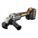 RUNTEC RT-AG900 Шлифмашина угловая аккумуляторная RUNTEC PRO 125 мм, 20В, 2*4Ач, 900Вт
