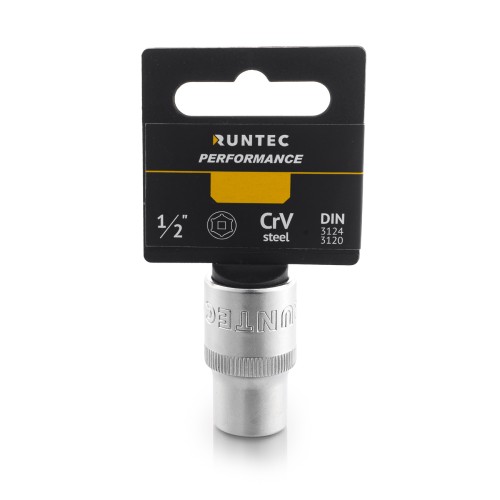 RUNTEC RT-H12S10 Головка торцевая RUNTEC CrV, 6PT, 1/2", 10 мм