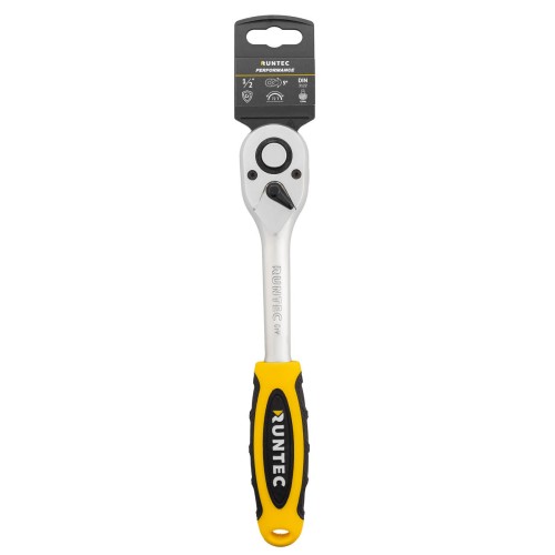 RUNTEC RT-H12R72A Трещотка RUNTEC CrV, 1/2", 72 зубца