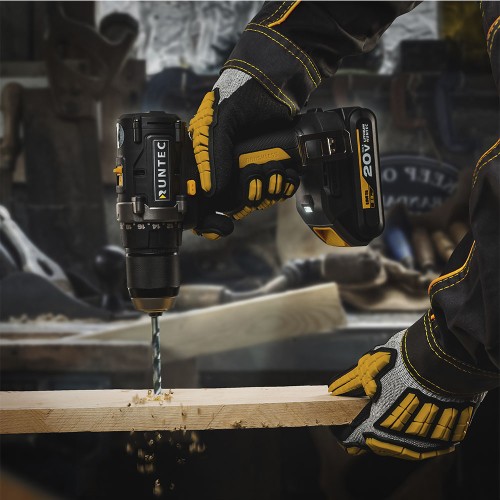 RUNTEC RT-ID221 Дрель-шуруповерт аккумуляторная RUNTEC PRO 13 мм,20В, 2*2Ач, 55Нм RUNTEC RT-ID221 Дрель-шуруповерт аккумуляторная RUNTEC PRO 13 мм,20В, 2*2Ач, 55Нм