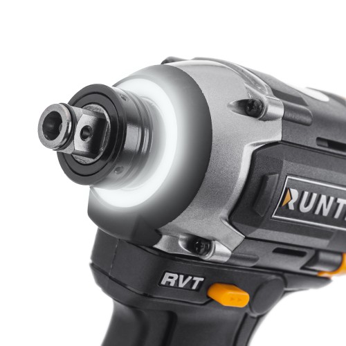 RUNTEC RT-ED232 Винтоверт-гайковерт ударный аккумуляторный RUNTEC PRO HEX 1/4", квадрат 1/2", 20В, 2*2Ач, 230Нм