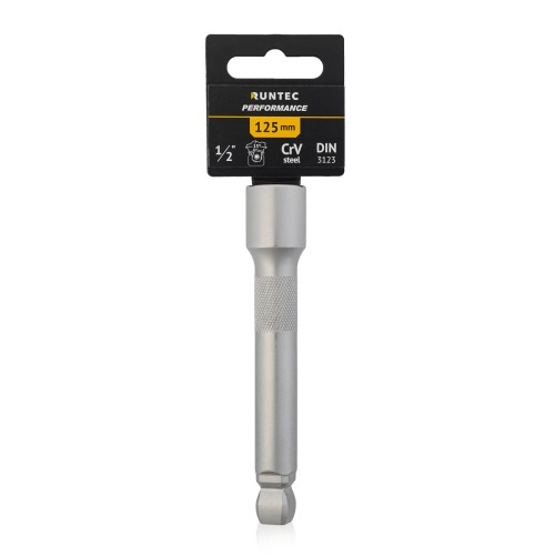 RUNTEC RT-H12E125B Удлинитель RUNTEC CrV, 1/2" 125 мм с шаром