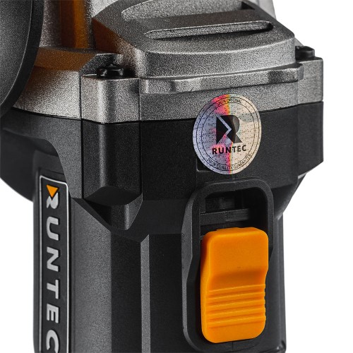 RUNTEC RT-AG900 Шлифмашина угловая аккумуляторная RUNTEC PRO 125 мм, 20В, 2*4Ач, 900Вт