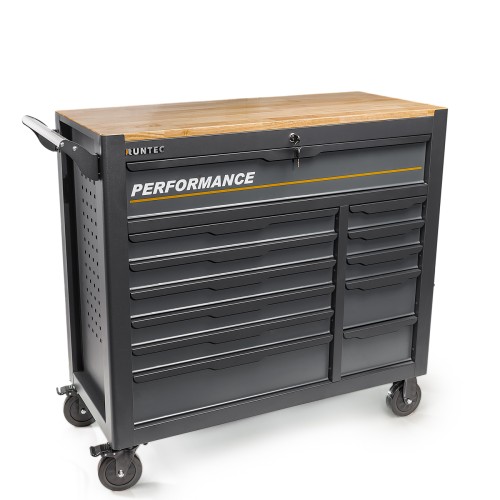 RUNTEC RT-HT273PR12 Тележка инструментальная 12 полочная Performance с комплектом инструмента, 273 предмета