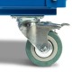 RUNTEC RT-3B Тележка с тремя открытыми полками, синяя
