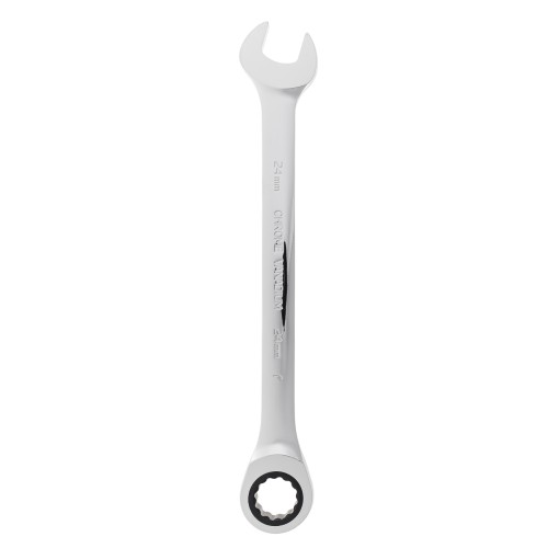 RUNTEC RT-WR24T120 Ключ комбинированный трещоточный RUNTEC CrV, 120 зубцов, 24 мм