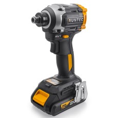 RUNTEC RT-ED232 Винтоверт-гайковерт ударный аккумуляторный RUNTEC PRO HEX 1/4", квадрат 1/2", 20В, 2*2Ач, 230Нм