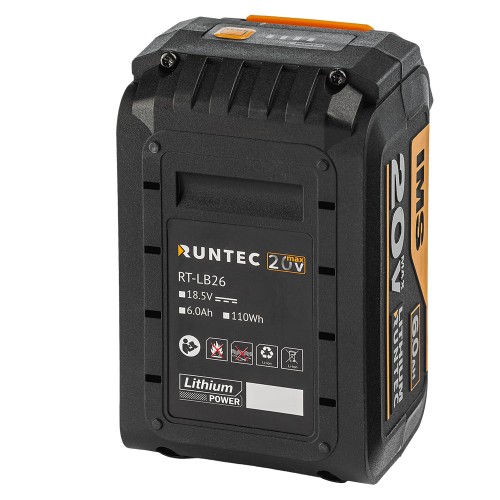 RUNTEC RT-LB26 Батарея аккумуляторная RUNTEC PRO 20В, 6Ач