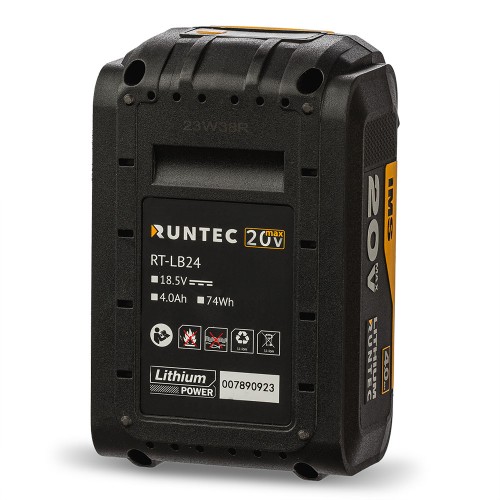 RUNTEC RT-LB24 Батарея аккумуляторная RUNTEC PRO 20В, 4Ач RUNTEC RT-LB24 Батарея аккумуляторная RUNTEC PRO 20В, 4Ач