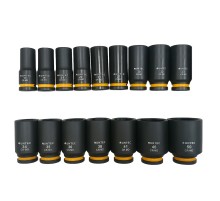 RUNTEC RT-IS2B16L Набор ударных головок глубоких RUNTEC 3/4", 17-50 мм, CrMo, 16 предметов