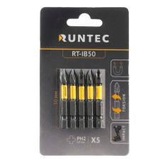 RUNTEC RT-IB50 Бита ударная RUNTEC H6.35 50мм PH2 5шт.