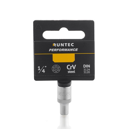 RUNTEC RT-H14SE6 Головка торцевая RUNTEC CrV, E-профиль, 1/4", E6